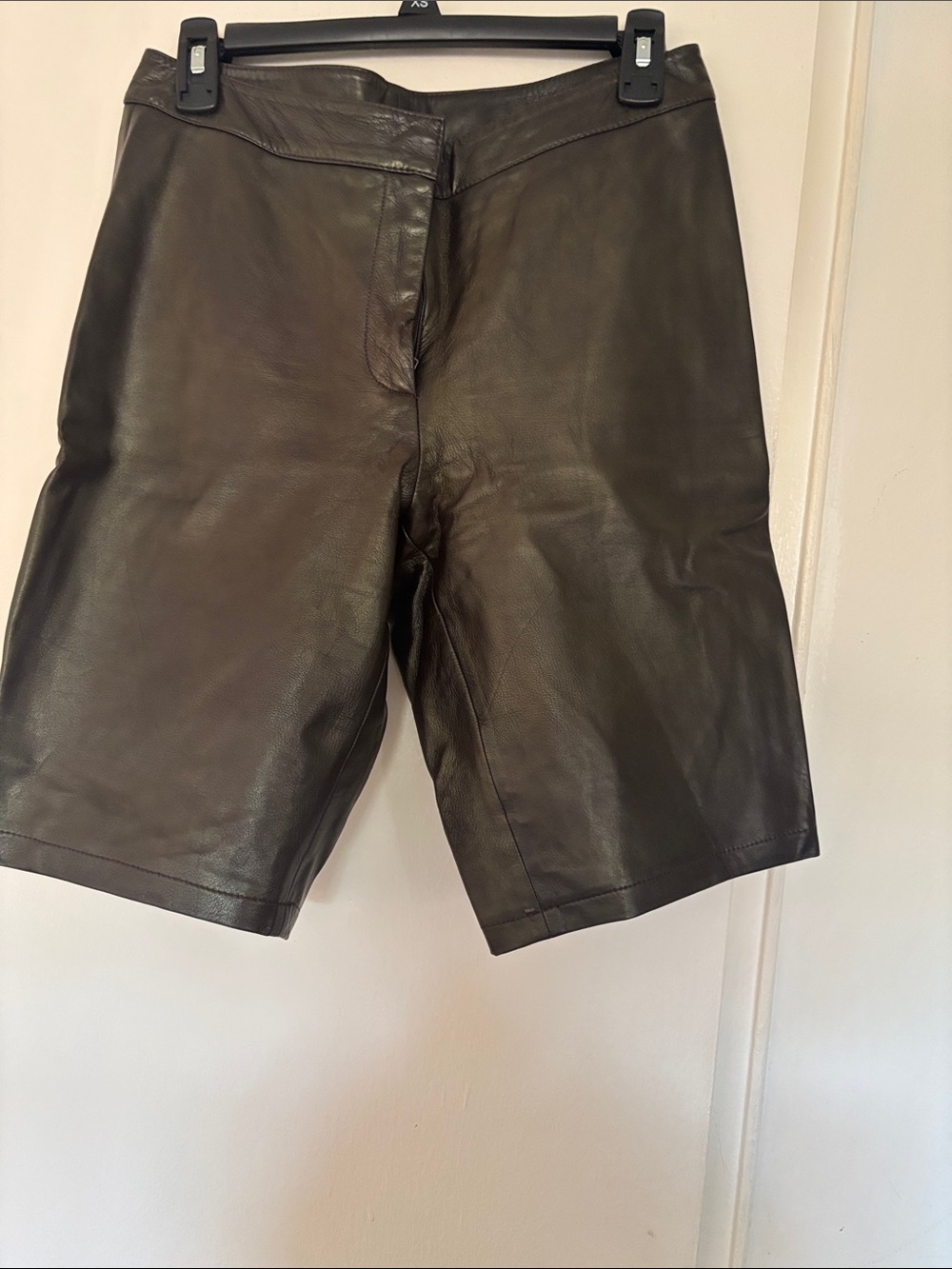 Dark brown  with very delicate metallic   Bermuda Shorts